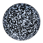 BL04S4 - Black Swirl Pasta Plates - Set of 4 - Golden Rabbit Enamelware