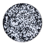 BL07S4 - Set of 4 Black Swirl Dinner Plates AltImage2