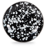 BL62S4 - Set of 4 Black Swirl Appetizer Plates AltImage2