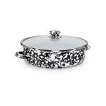 BL80 - Black Swirl Large Saute Pan Primary Image