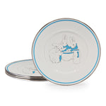 BPB11S4 - Set of 4 Boy Bunnies Child Plates Primary Image