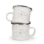 BPB20S4 - Boy Bunnies Child Mugs - Set of 4 - Golden Rabbit Enamelware