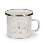 BPB20S4 - Boy Bunnies Child Mugs - Set of 4 - Golden Rabbit Enamelware