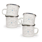 BPB20S4 - Boy Bunnies Child Mugs - Set of 4 - Golden Rabbit Enamelware