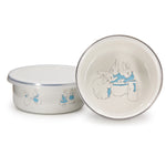 BPB60S4 - Boy Bunnies Child Bowls - Set of 4 - Golden Rabbit Enamelware