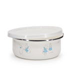 BPB60S4 - Boy Bunnies Child Bowls - Set of 4 - Golden Rabbit Enamelware