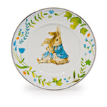 BPL11S4 - Spring Leaves Child Plates - Set of 4 - Golden Rabbit Enamelware