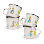 BPL20S4 - Set of 4 Spring Leaves Child Mugs Primary Image