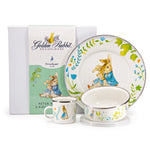 BPL99 - Spring Leaves Child Set - Golden Rabbit Enamelware