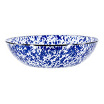 CB18 - Cobalt Swirl Catering Bowl - Golden Rabbit Enamelware