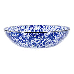 CB18 - Cobalt Swirl Catering Bowl - Golden Rabbit Enamelware