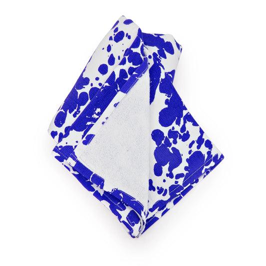 CB52 - Cobalt Swirl Kitchen Towel Set - of 2 - Golden Rabbit Enamelware