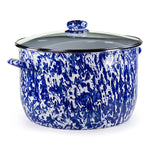 CB75 - Cobalt Swirl 18qt Stock Pot Primary Image