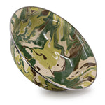 CM03 - Camouflage Serving Bowl - Golden Rabbit Enamelware