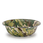 CM03 - Camouflage Serving Bowl - Golden Rabbit Enamelware