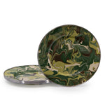 CM11S4 - Camouflage Sandwich Plates - Set of 4 - Golden Rabbit Enamelware