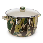 CM75 - Camouflage 18 Qt Stock Pot - Golden Rabbit Enamelware