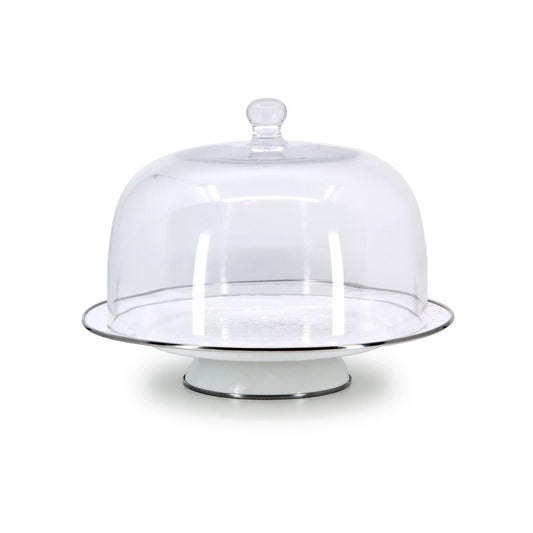 COVER - Glass Dome For Cake Plate - Golden Rabbit Enamelware