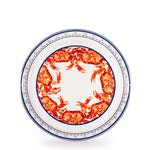 CR21 - Crab House Medium Tray - Golden Rabbit Enamelware
