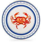 CR26S2 - Crab House Chargers - Set of 2 - Golden Rabbit Enamelware
