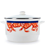 CR75 - Crab House 18qt Stock Pot - Golden Rabbit Enamelware