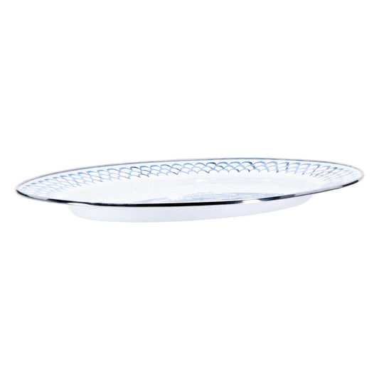 FC06 - Fish Camp Large Tray - Golden Rabbit Enamelware