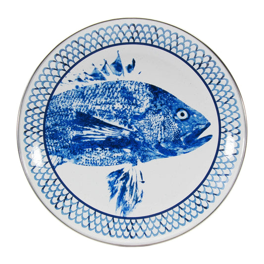FC36S2 - Fish Camp Chargers - Golden Rabbit Enamelware