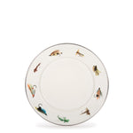 FF11S4 - Fishing Fly Sandwich Plates - Set of 4 - Golden Rabbit Enamelware