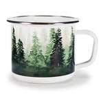 FG28S4 - Forest Glen 24 oz Grande Mugs - Set of 4 - Golden Rabbit Enamelware