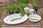 FP06 - Fresh Produce Oval Platter - Golden Rabbit Enamelware