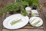 FP69S4 - Fresh Produce Sandwich Plates - Set of 4 - Golden Rabbit Enamelware