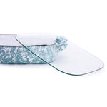 GL15 - Sea Glass Swirl Roasting Pan - Golden Rabbit Enamelware