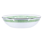 GS18 - Green Scallop Catering Bowl - Golden Rabbit Enamelware