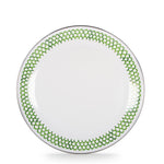 GS56S4 - Set of 4 Green Scallop Dinner Plates AltImage2