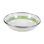 GS59S6 - Green Scallop Tasting Dishes - Set of 6 - Golden Rabbit Enamelware