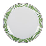 GS69S4 - Set of 4 Green Scallop Sandwich Plates AltImage3