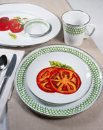 TM59S6 - Tomatoes Tasting Dishes - Set of 6 - Golden Rabbit Enamelware
