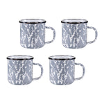 GY05S4 - Set of 4 Grey Swirl Adult Mugs Primary Image