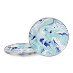 LG11S4 - Lagoon Sandwich Plates - Set of 4 - Golden Rabbit Enamelware