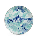 LG21 - Lagoon Medium Tray - Golden Rabbit Enamelware