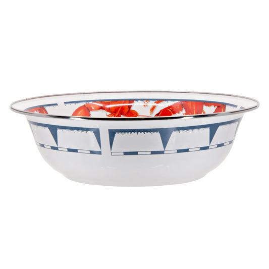 LS03 - Lobster Serving Bowl - Golden Rabbit Enamelware