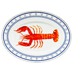 LS06 - Lobster Oval Platter - Golden Rabbit Enamelware