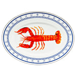 LS06 - Lobster Oval Platter - Golden Rabbit Enamelware