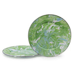 MM26S2 - Modern Monet Chargers - Set of 2 - Golden Rabbit Enamelware