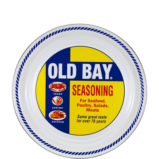 OB21 - Old Bay Medium Tray - Golden Rabbit Enamelware