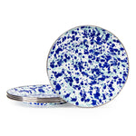 OC11S4 - Ocean Swirl Sandwich Plates - Set of 4 - Golden Rabbit Enamelware