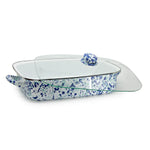 OC15 - Ocean Swirl Roasting Pan - Golden Rabbit Enamelware