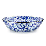 OC18 - Ocean Swirl Catering Bowl - Golden Rabbit Enamelware
