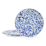 OC26S2 - Ocean Swirl Chargers - Set of 2 - Golden Rabbit Enamelware