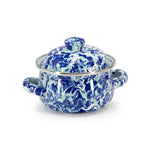 OC32S2 - Ocean Swirl Petite Tureens - Set of 2 - Golden Rabbit Enamelware